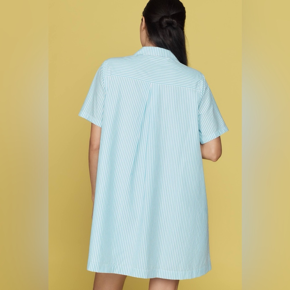 Anthropologie The Pollie Short-Sleeve Swing Tunic Mini Dress: embroidered - Picture 4 of 12